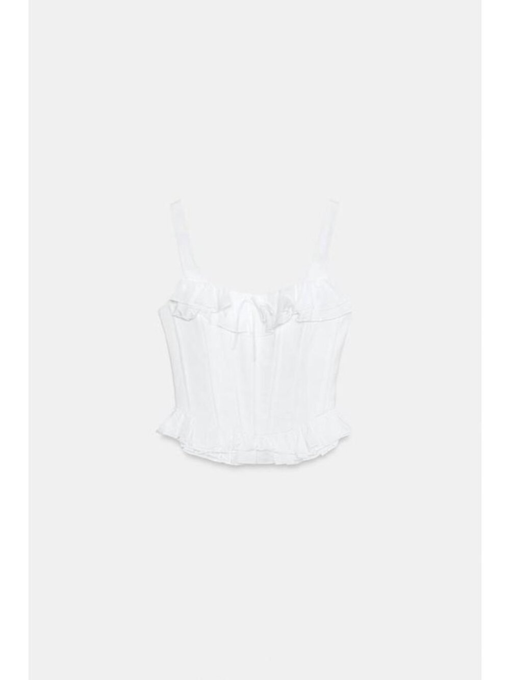 ZARA RUFFLED CORSET TOP 5063/004/250